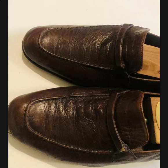 Bally Of Switzerland Brown Leather Loafers Sz 10M - Picture 3 of 8
